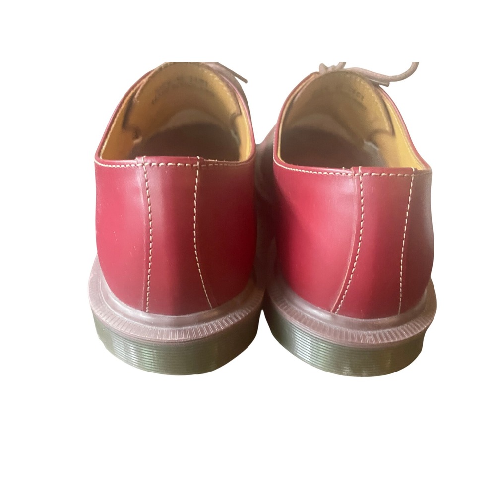 Dr. Martens Unisex Red Leather 1461 Made in England Oxford UK 6 Indie Academia - Picture 3 of 8